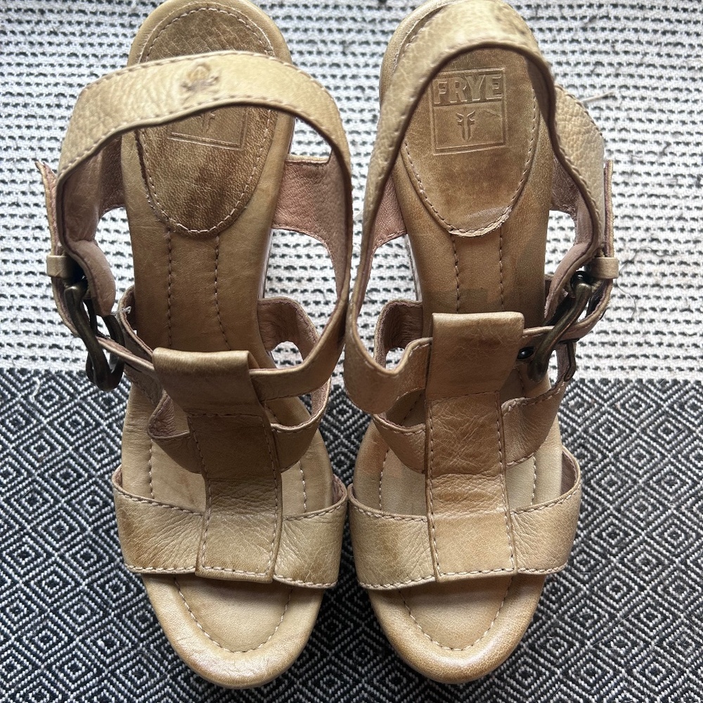 Frye Tamara Buckle Heels